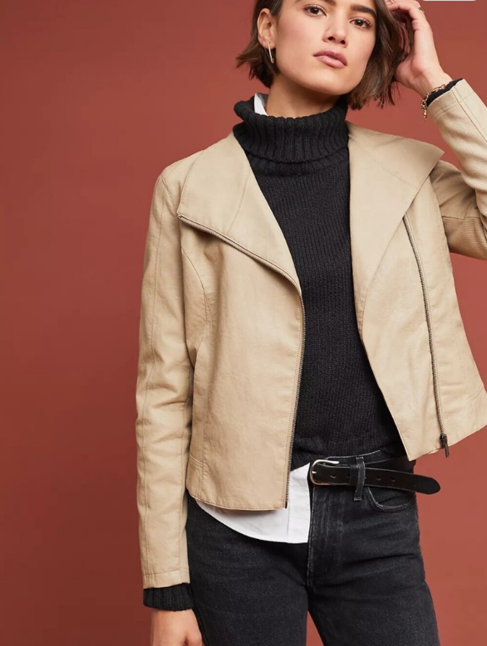 Anthropologie Ett:Twa Ripley Moto Jacket